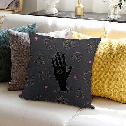 Sacred Geometry Soft Short Plush Fabric Throw Pillow