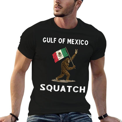 Gulf of Mexico Squatch Gulf of USA America Est 2025  Eco-friendly Material T-Shirt