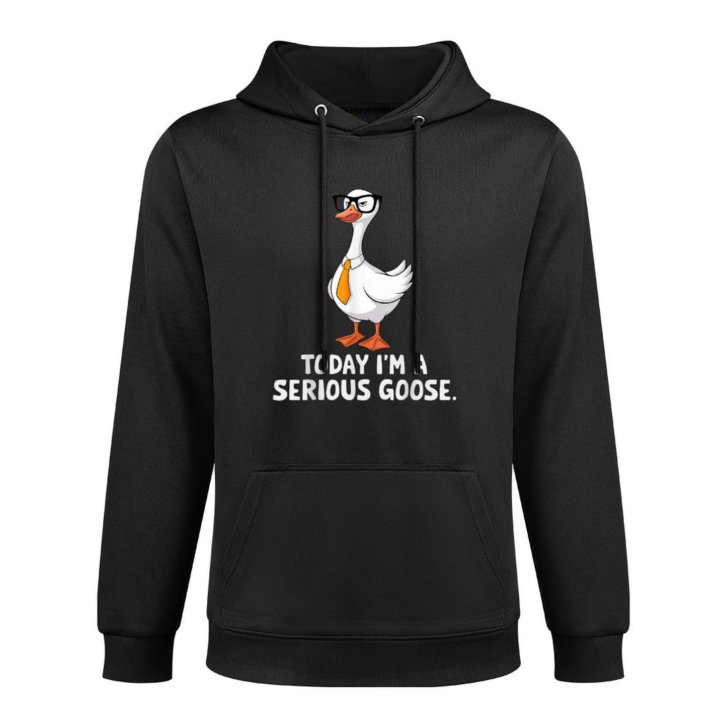Today Im A Serious Goose Lovers Silly Cute Goose Meme Kangaroo Pocket Hoodie