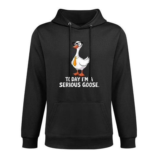Today Im A Serious Goose Lovers Silly Cute Goose Meme Kangaroo Pocket Hoodie