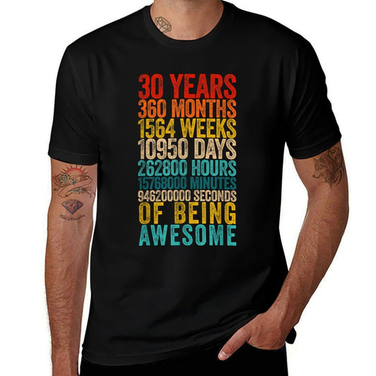 Funny 30th Birthday Old Meter Funny 30 Year Old Gifts  Easy-care T-Shirt