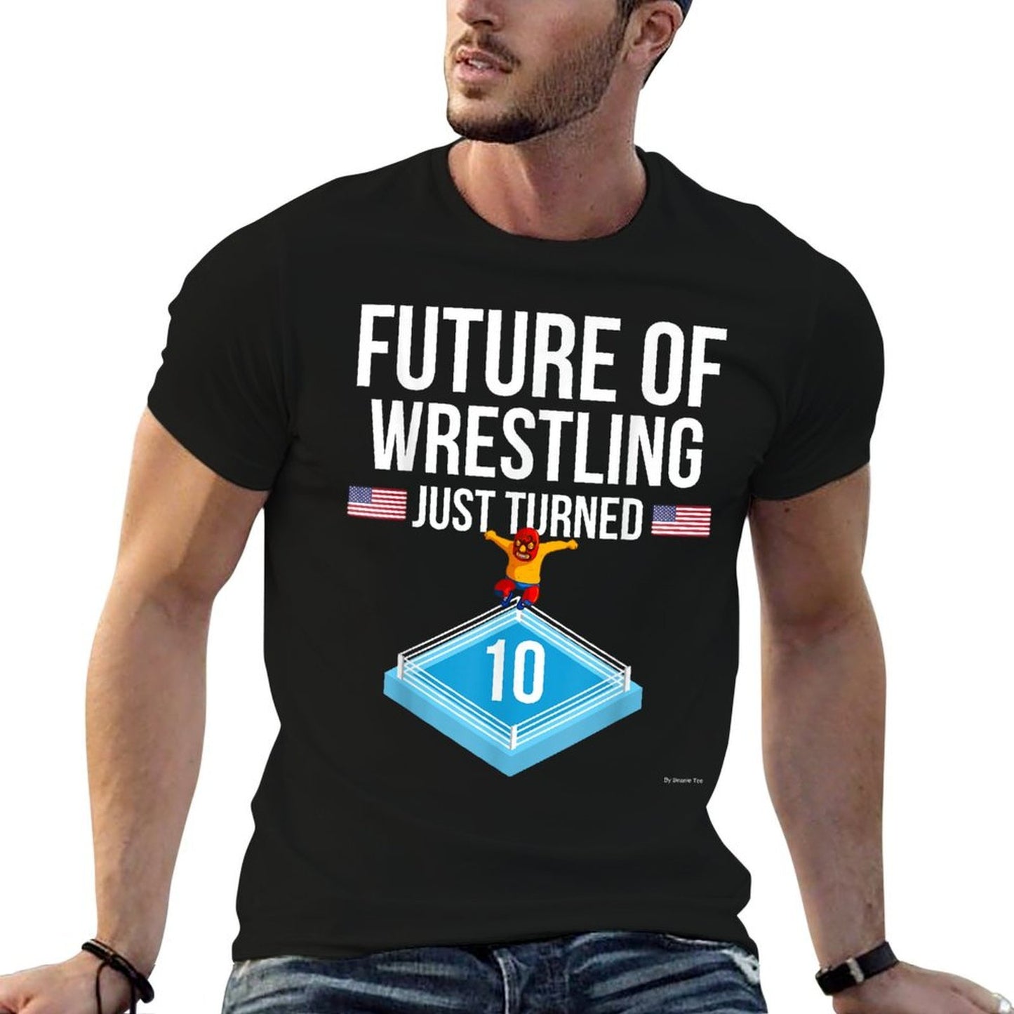 10th Birthday Wrestling T Gift For Birthdays  Stretchy T-Shirt