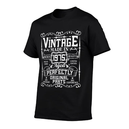 Vintage 1975 Made In 1975 50th Birthday Gifts 50 Years Old  Durable T-Shirt