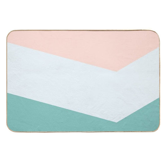 Chevron Pattern  Long-Lasting Bath Mat