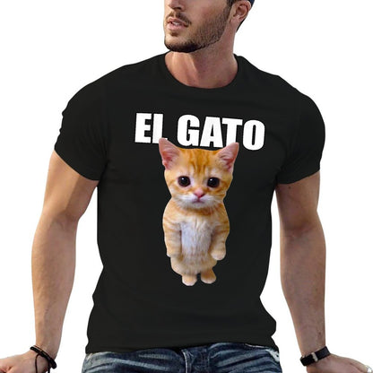 El Gato Meme Sad Crying Cat Munchkin Kitty Meme Trendy  Slim-fit Cut T-Shirt