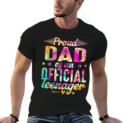 13 Years Old Proud Dad Officialnager 13th Birthday  Slim-fit Cut T-Shirt