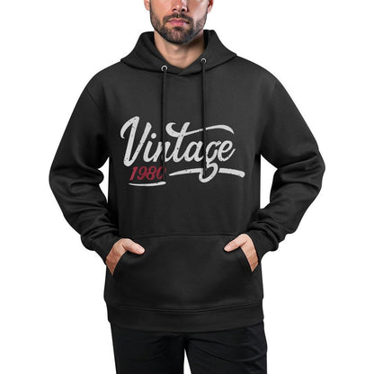 40th Birthday Gift Vintage 1980 Classic Men Women Moisture-Wicking Hoodie