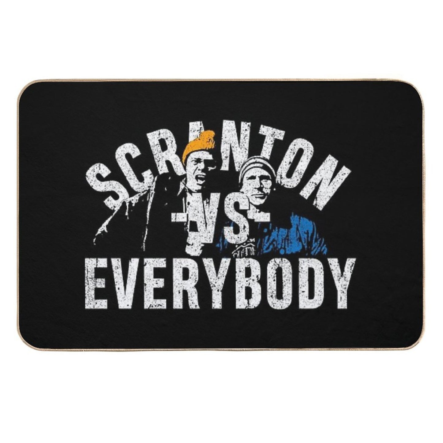 Scranton VS Everybody  Repositionable Bath Mat