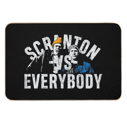 Scranton VS Everybody  Repositionable Bath Mat