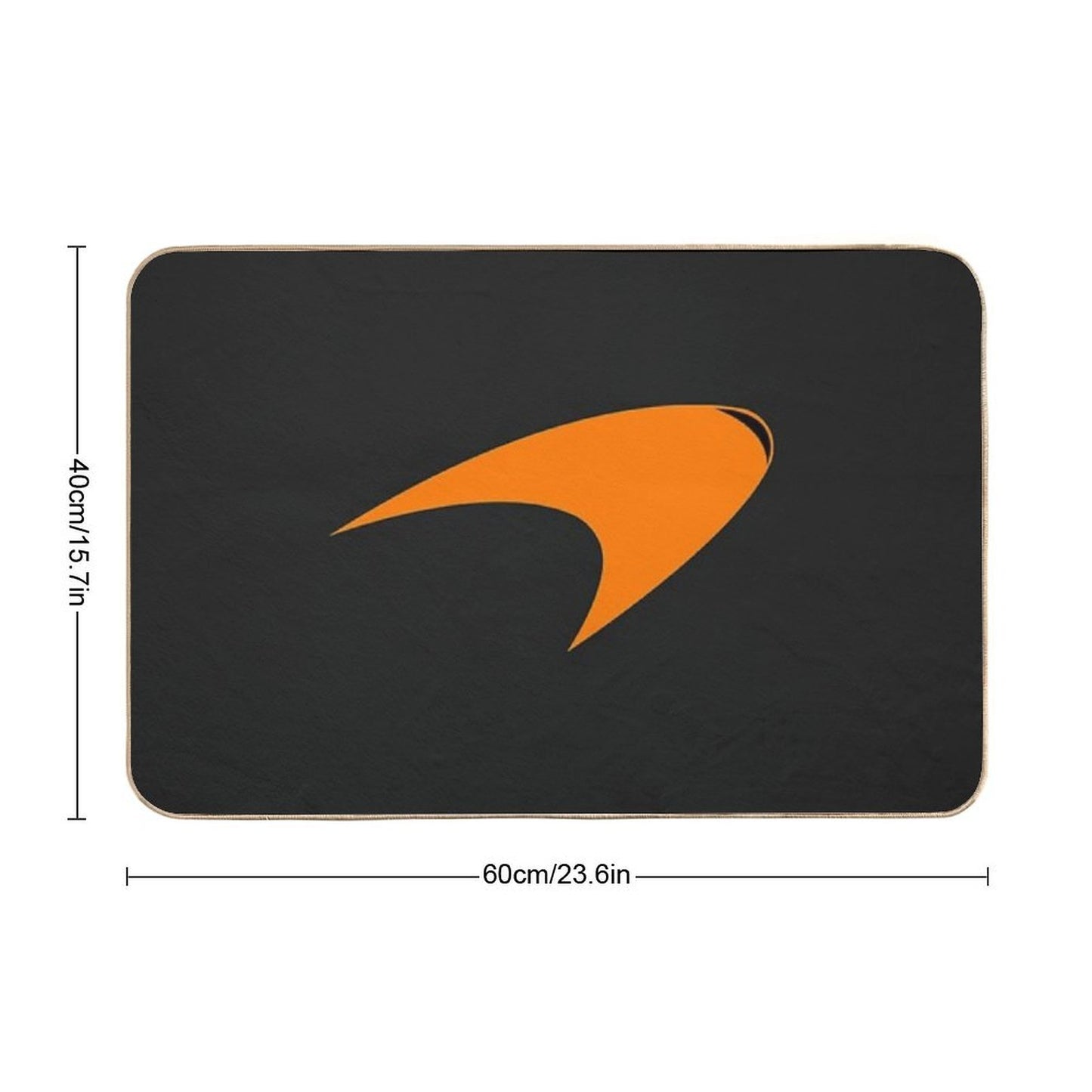 Mclaren Mclaren Orange Logo  Absorbent Bath Mat