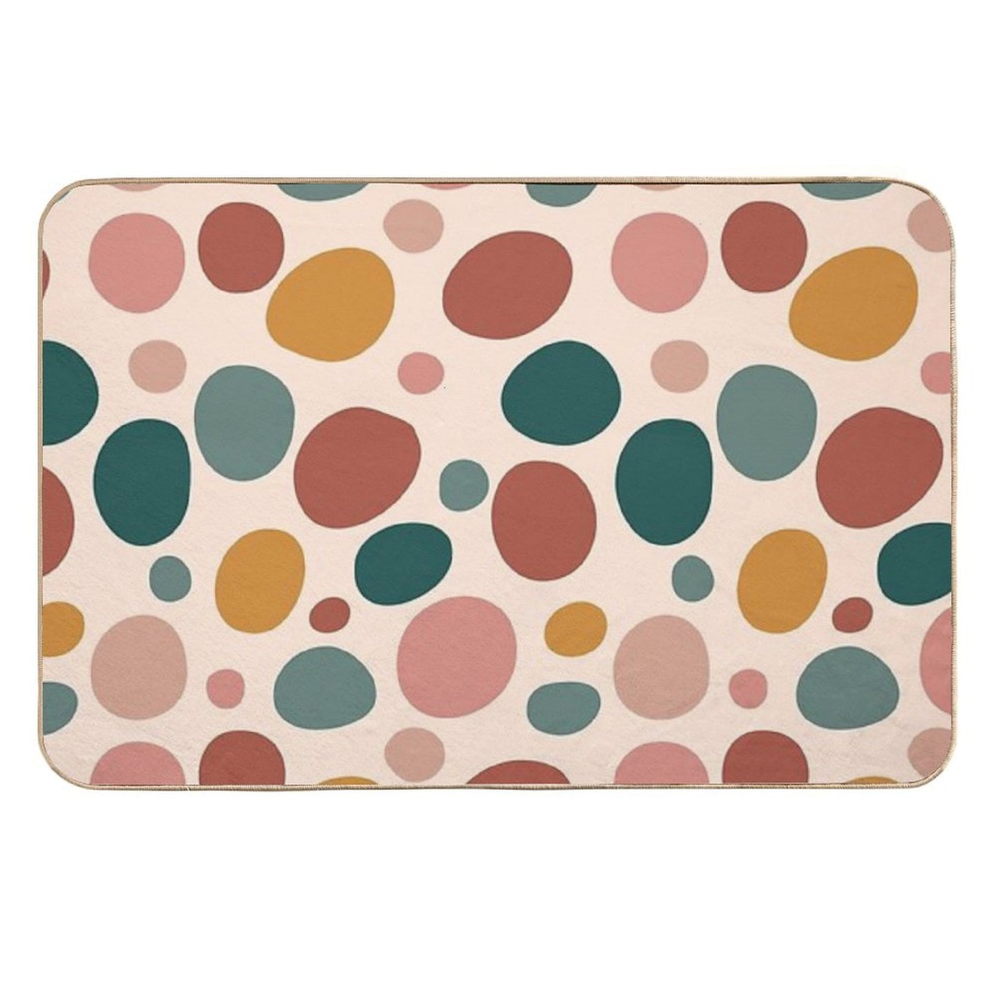 Cheetah Pattern 02 - Horizon Palette  Anti-Trip Bath Mat