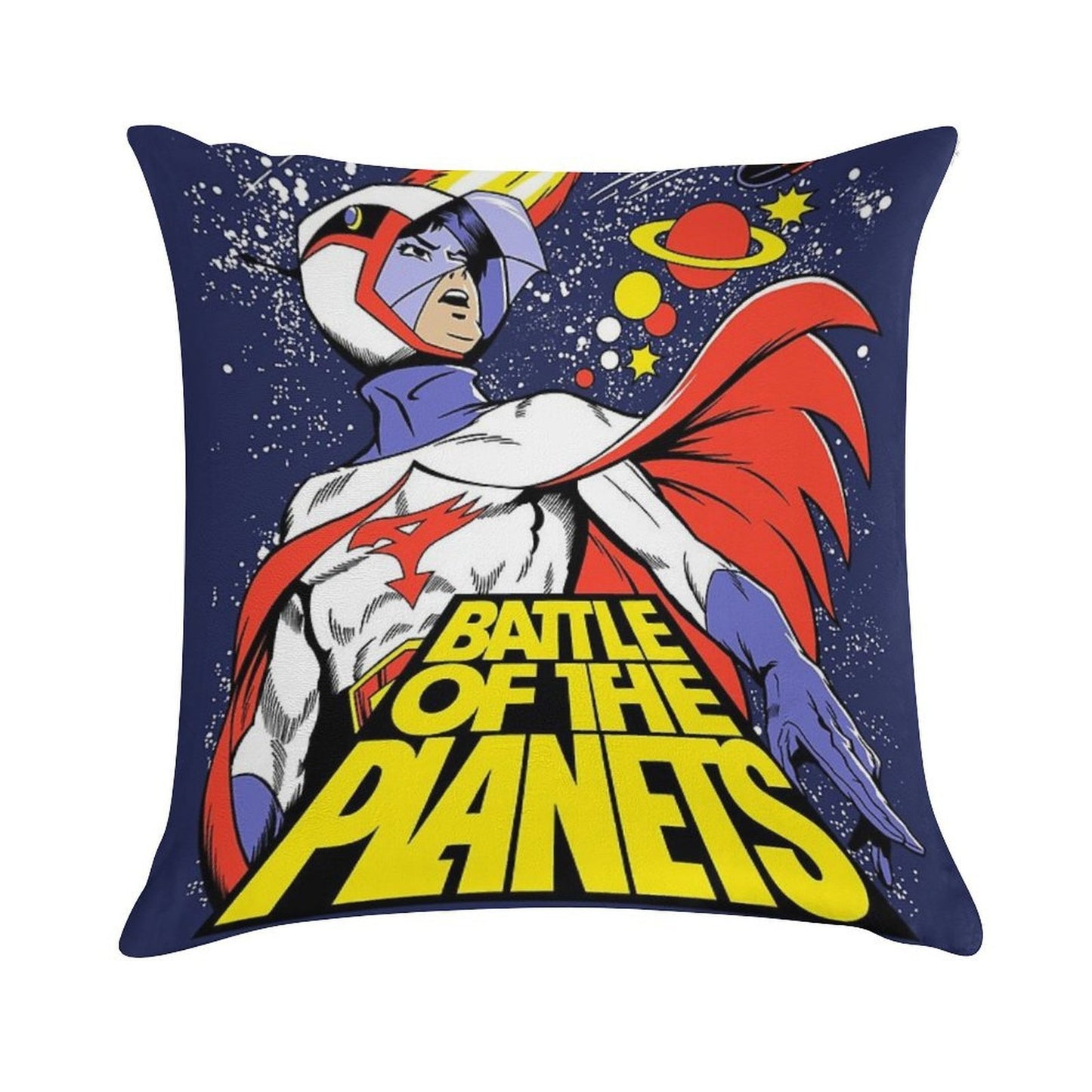 BATTLE OF THE PLANETS! Soft Easy Maintenance Throw Pillow
