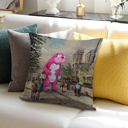 The Tourist Soft Reinforced Edging Throw Pillow