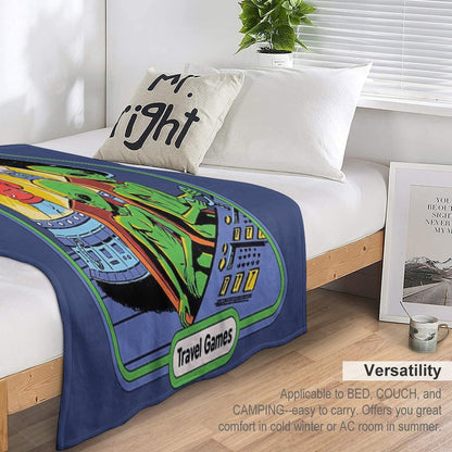 Are We There Yet Machine-washable Throw Blanket