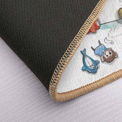 Time for A Bath!  Dirt-Trapping Bath Mat