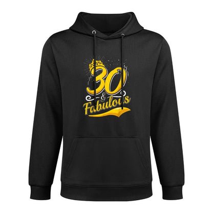 30 And Fabulous! Fun Princess 30th Birthday Party Easy Care Hoodie