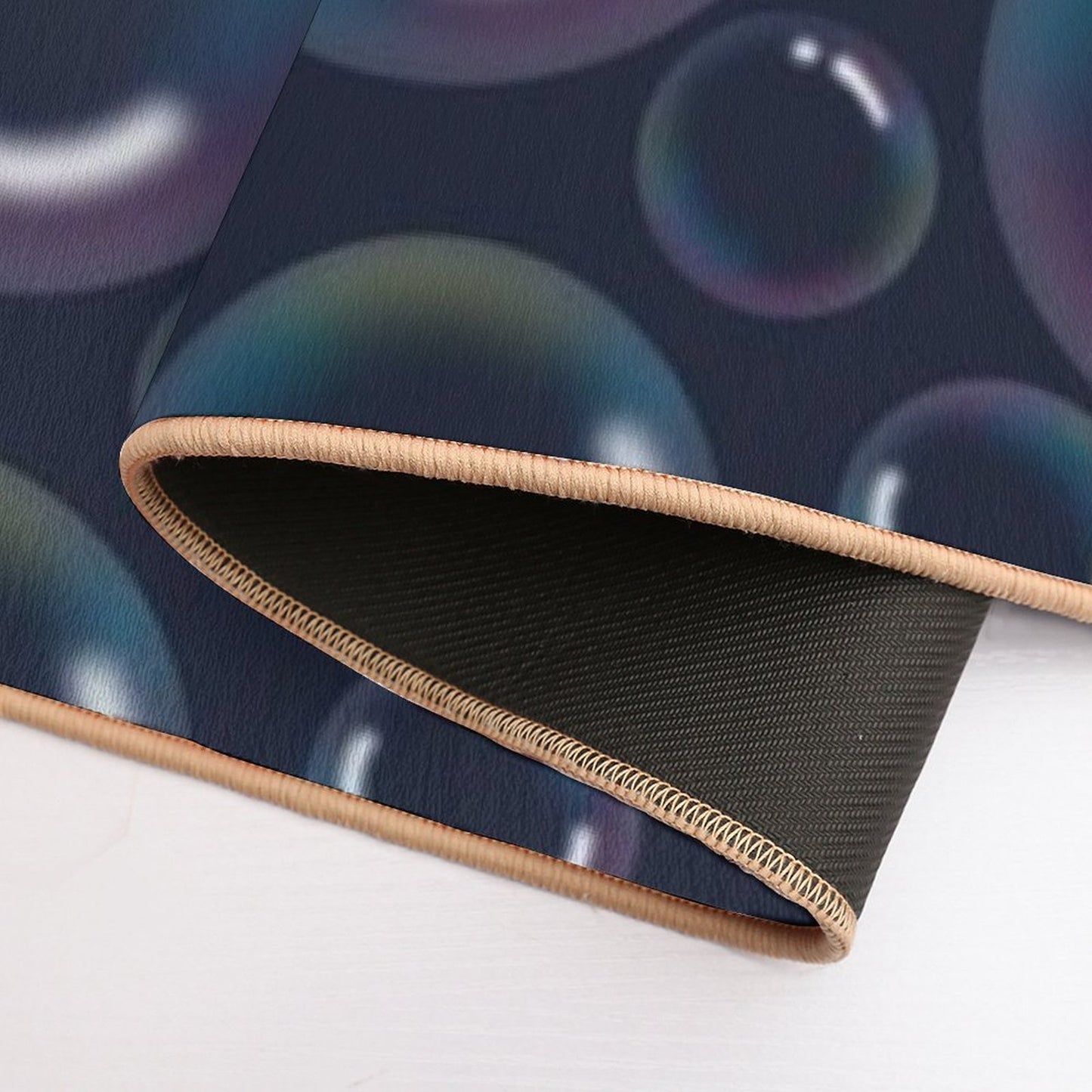 Bubble Bliss, Soap Bubble Pattern  Versatile Bath Mat