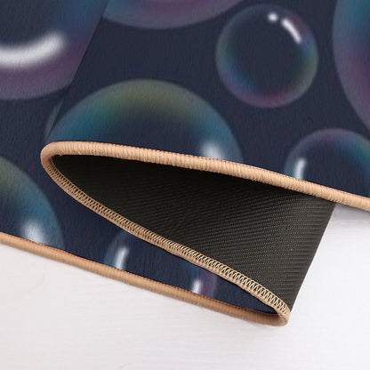 Bubble Bliss, Soap Bubble Pattern  Versatile Bath Mat
