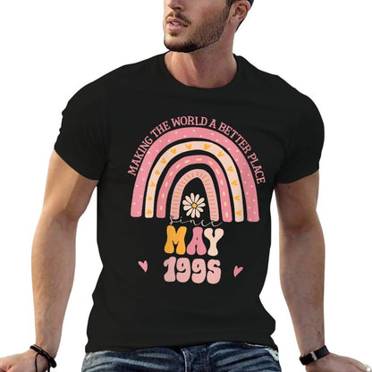 Womens Turning 30 Retro May 1995 30th Birthday for Women  Easy-care T-Shirt