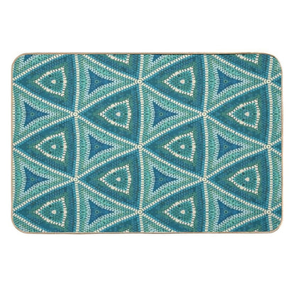 Greek Summer Mosaic  Versatile Bath Mat