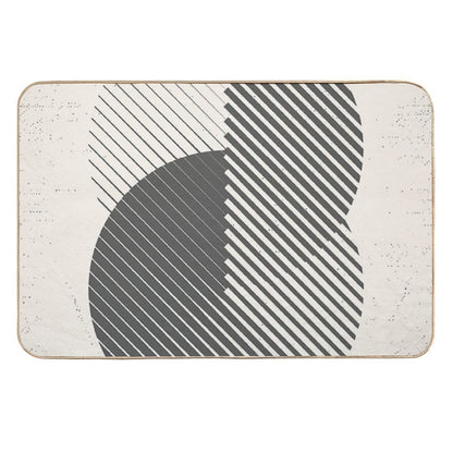 Mid Century Modern 077  Easy Maintenance Bath Mat