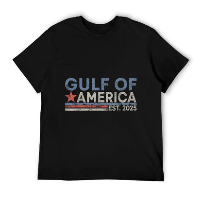 Vintage America&#39;s Gulf - Gulf Of USA America Retro Funny Breathable T-Shirt