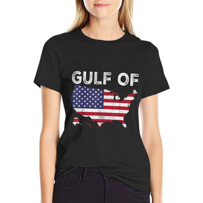 Vintage Gulf Of United States Of America USA Map Classic T-Shirt