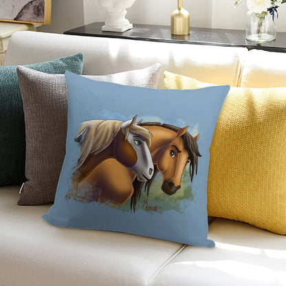 Spirit And Rain - Love Found Us Soft Reinforced Edging Throw Pillow