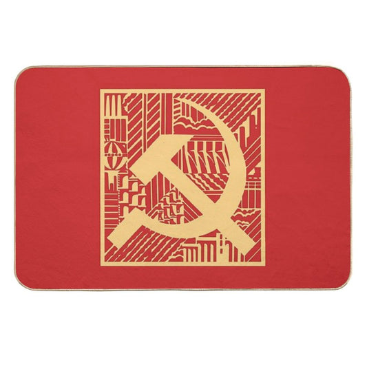 Vintage Soviet Art  Toxin-Free Bath Mat