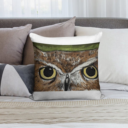 Wise Woods Owl Soft Style Accent Throw Pillow