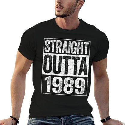 Straight Outta 1989 35th Birthday  Summer-ready Fabric T-Shirt