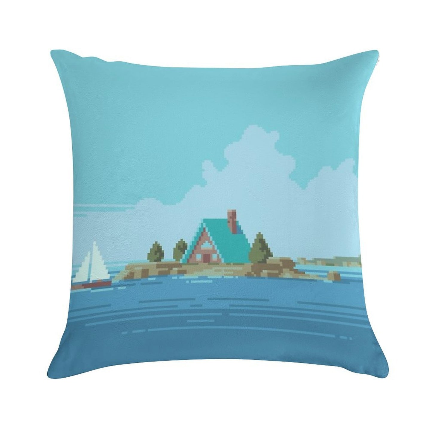 My Favorite Place Soft Easy Maintenance Throw Pillow