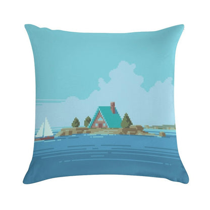 My Favorite Place Soft Easy Maintenance Throw Pillow