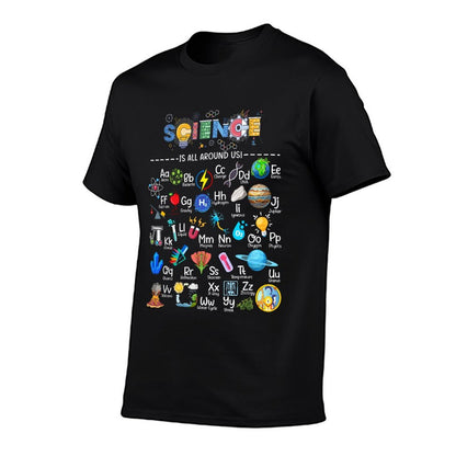 Science Is All Around Us Science Alphabet STEM Scientist  Soft T-Shirt