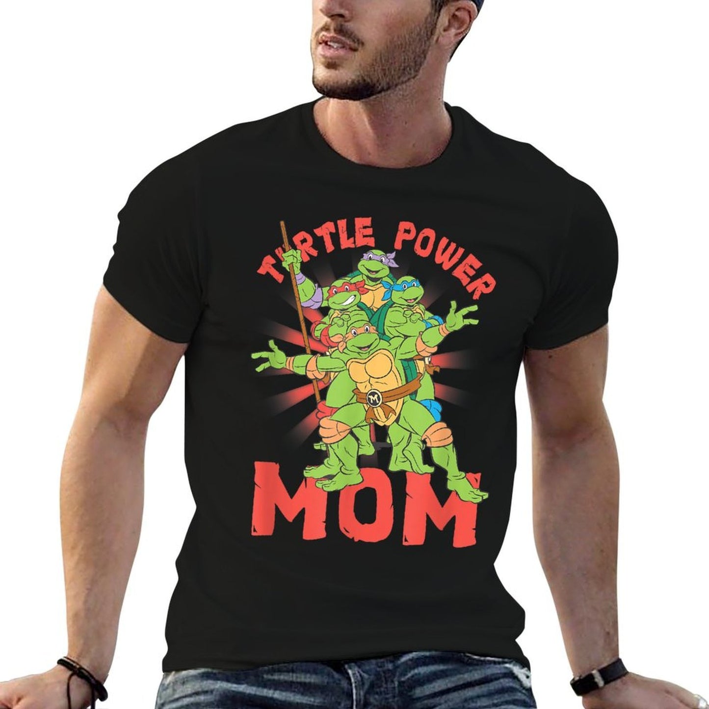 Teenage Mutant Ninja Turtles Mom Turtle Power Poster  Lightweight T-Shirt