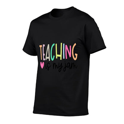 Teaching Is My Jam for Women Teacher Cute Teachers Outfit  Tagless Design T-Shirt