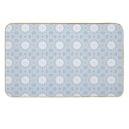 Doily - Grey Blue Durable Bath Mat