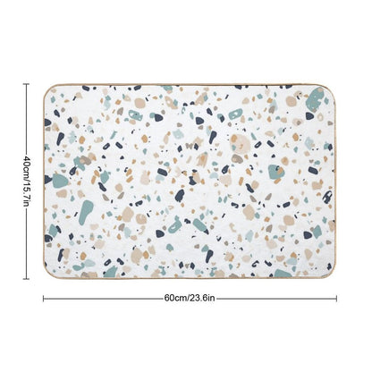 Italian Terrazzo  Easy Maintenance Bath Mat