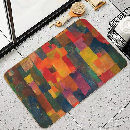 Paul Klee - No Title - Ohne Titel  Slip-Resistant Bath Mat