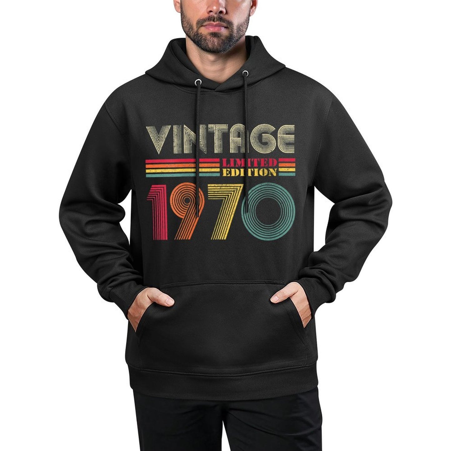 Womens Vintage 1970 Limited Edition Gift 50th Birthday Easy Care Hoodie