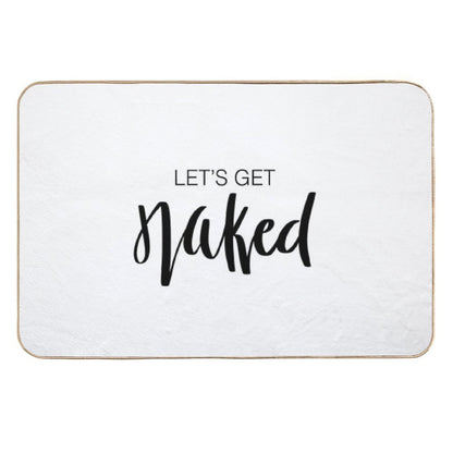 Let’s Get Naked  Rapid-Drying Bath Mat