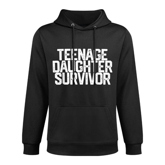 TEENAGE DAUGHTER SURVIVOR Father's Day Gift Dad Joke All-Day Comfort Hoodie