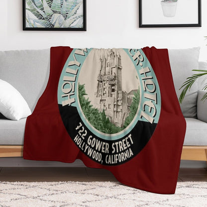 Hollywood Tower Multi-functional Throw Blanket