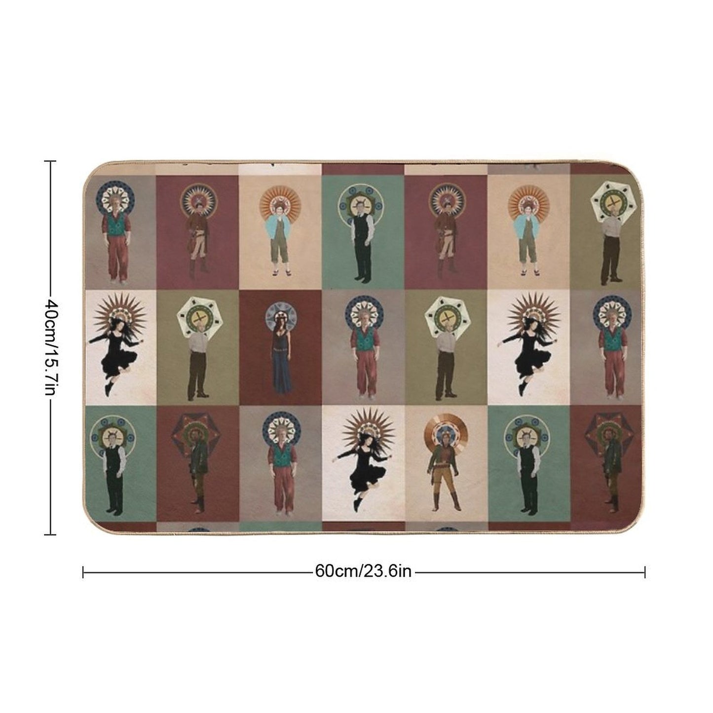 The Saints of Serenity  Stain-Proof Bath Mat