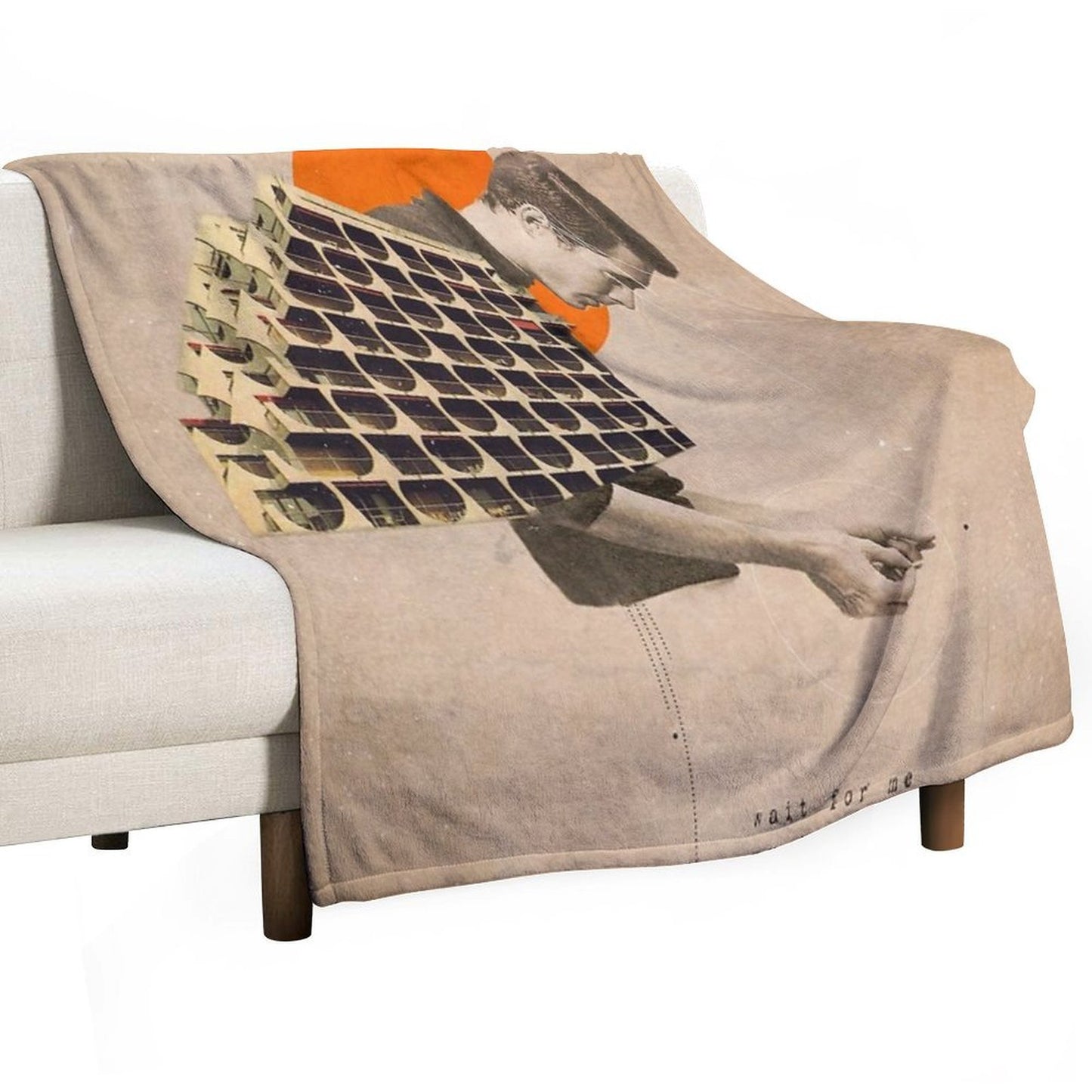 Wait For Me Machine-washable Throw Blanket