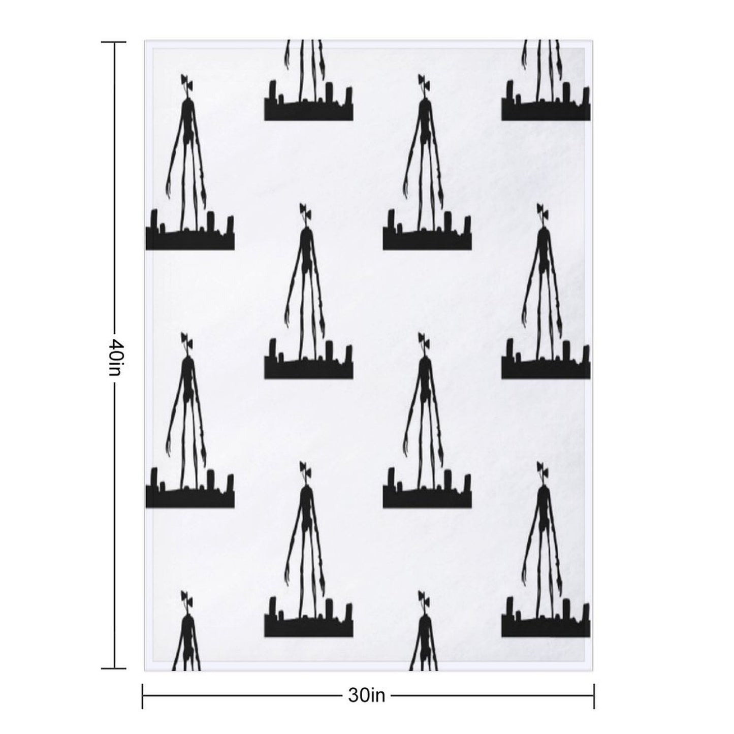 Siren Head Multi-functional Throw Blanket