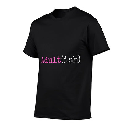 Classic Adultish Pink 21st Birthday 18th  Summer-ready Fabric T-Shirt