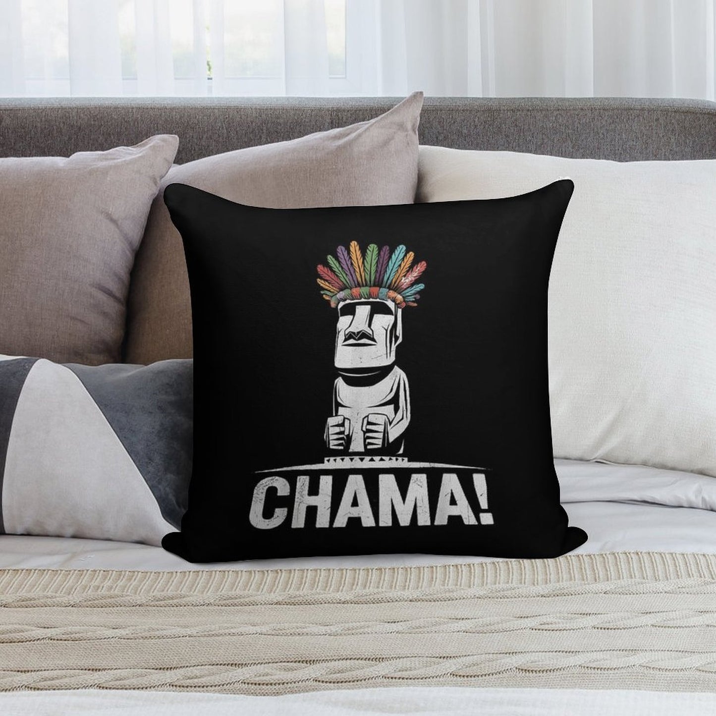 Alex Pereira Chama Poatan Soft Luxury Feel Throw Pillow