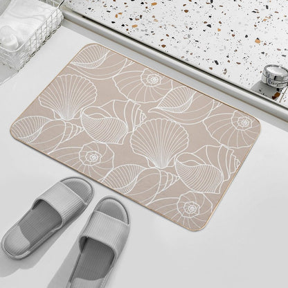 Bona Fide Beige by Sherwin Williams  Fade-Resistant Bath Mat