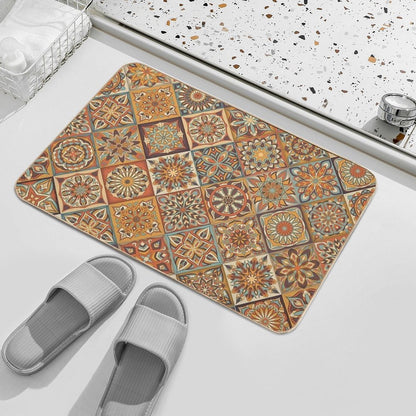 Retro Pattern  Versatile Bath Mat